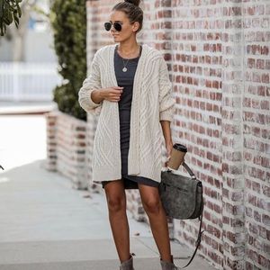 Lay of the Land Cable Knit Sweater (VICI)